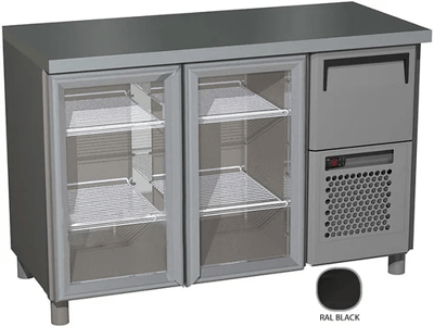 Стол холодильный Polus T57 M2-1-G 9006-1(2)9 (BAR-250С)