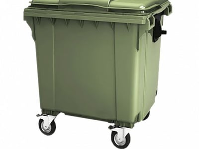 Պլաստմասե աղբարկղ 1100լ