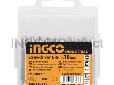 INGCO SDB11PH223 Պտուտակիչի փոխովի գլխիկ (Насадка) 10հատ (Industrial)