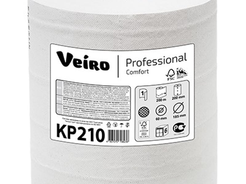 Թղթե սրբիչ գլանաձև Veiro professional KP210