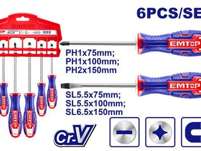 6 Pcs screwdriver set