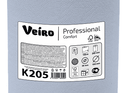 Թղթե գլանաձև սրբիչ Veiro Professional K205