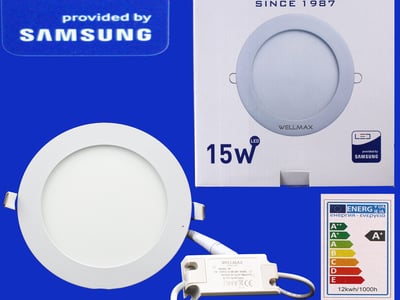Էլ.պլաֆոն LED Wellmax կլոր 15W 4000K/Neutral white