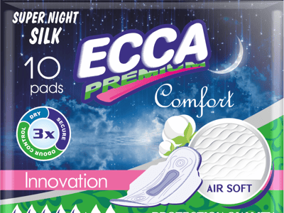 Կանացի միջադիր ECCA Silk գիշերային 10-48 հատ