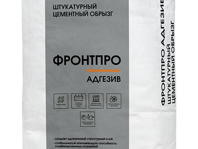 Штукатурный цементный обрызг Фронтпро Адгезив, 25 кг