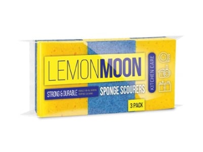 Սպասք լվանալու սպունգ L003 Lemon Moon