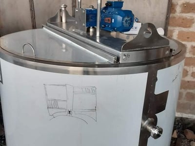 Եռաշերտ վաննա, կաթ վերամշակելու համար