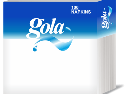 Անձեռոցիկ Gola 30-30 սպիտակ 100-24 հատ