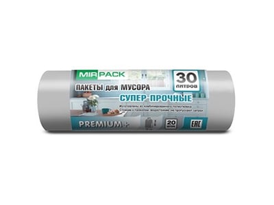Աղբի պարկ MIR PACK 30Լ Extra20