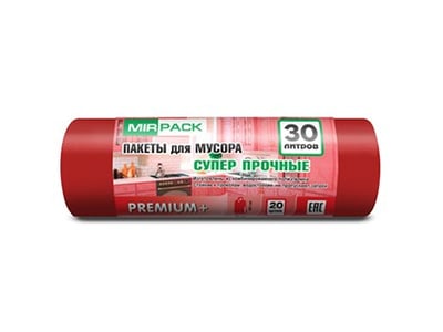 Աղբի պարկ MIR PACK Premium + 30Լ