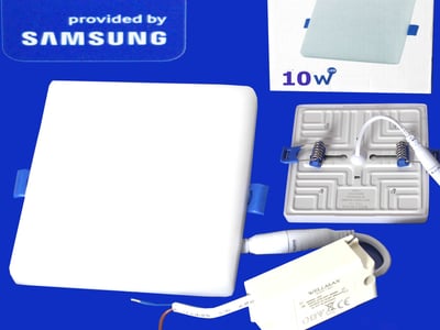 Էլ.պլաֆոն LED Wellmax քառակուսի wefit 10W 6500K