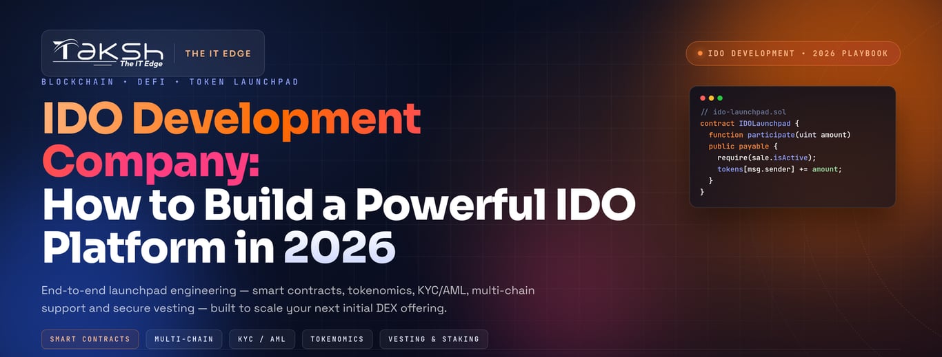 IDO Development Company: How to Build a Powerful IDO Platform in 2026