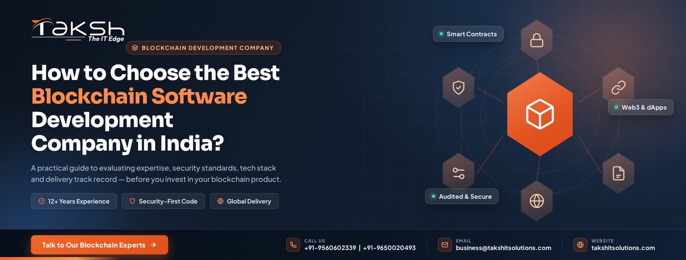 How to Choose the Best Blockchain Software Development Company in India?