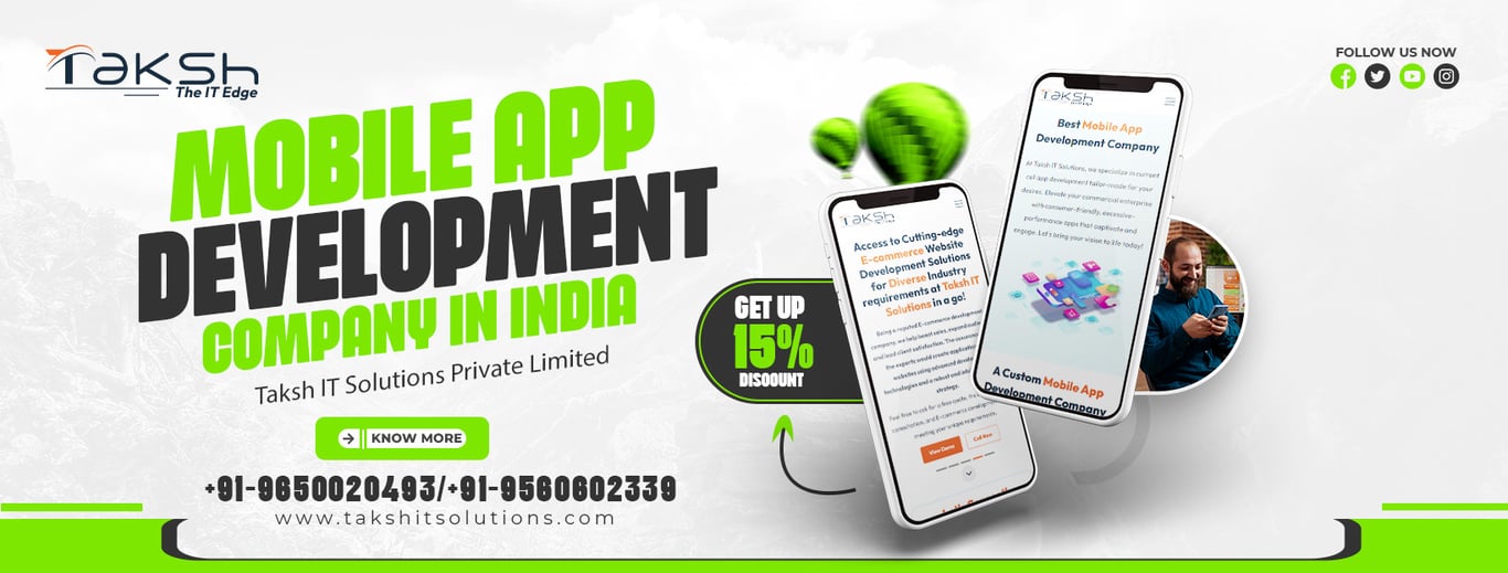 Mobile App Development Company in India | Taksh IT Solutions