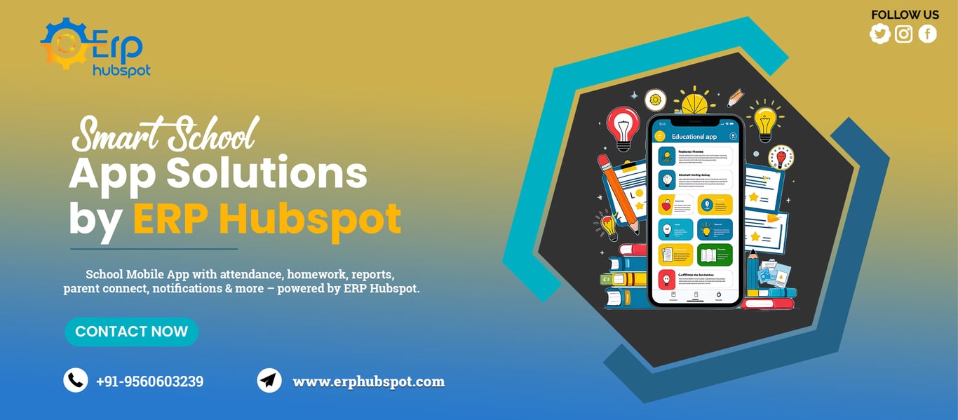 School Mobile App Management Software Development Company - ERP Hubspot