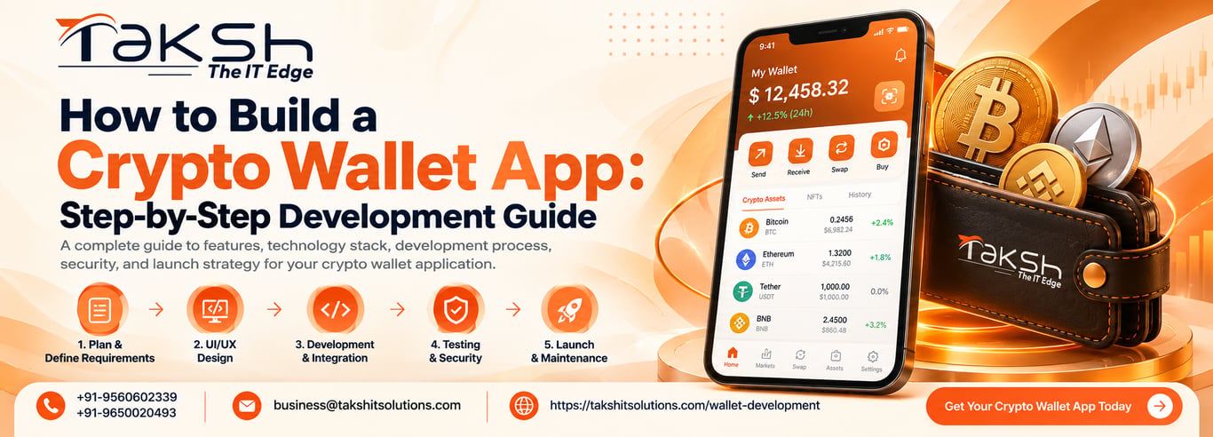 How to Build a Crypto Wallet App: Step-by-Step Development Guide