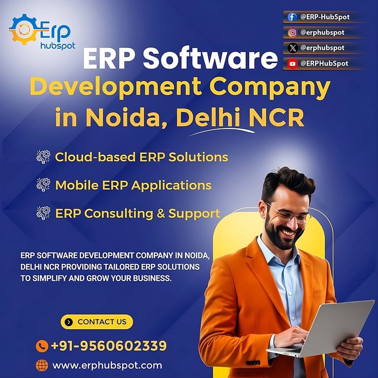 Best ERP Software Development Company | Custom ERP Solutions | ERP Hubspot