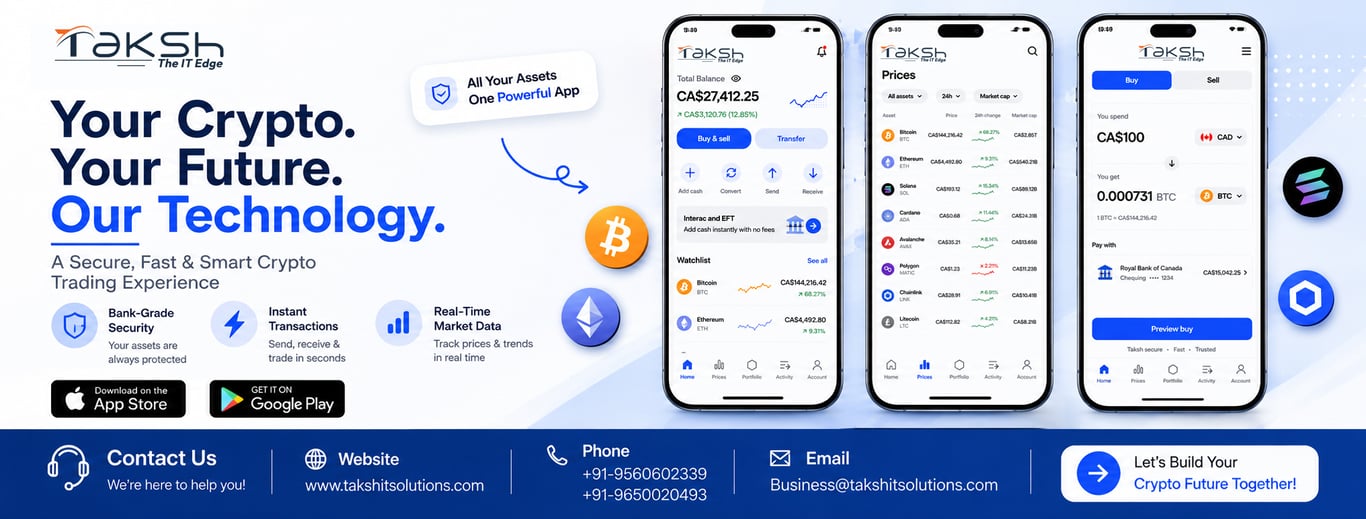 How Much Does It Cost to Develop a Cryptocurrency Exchange App Like Coinbase in 2026? Features, Development Process & Pricing