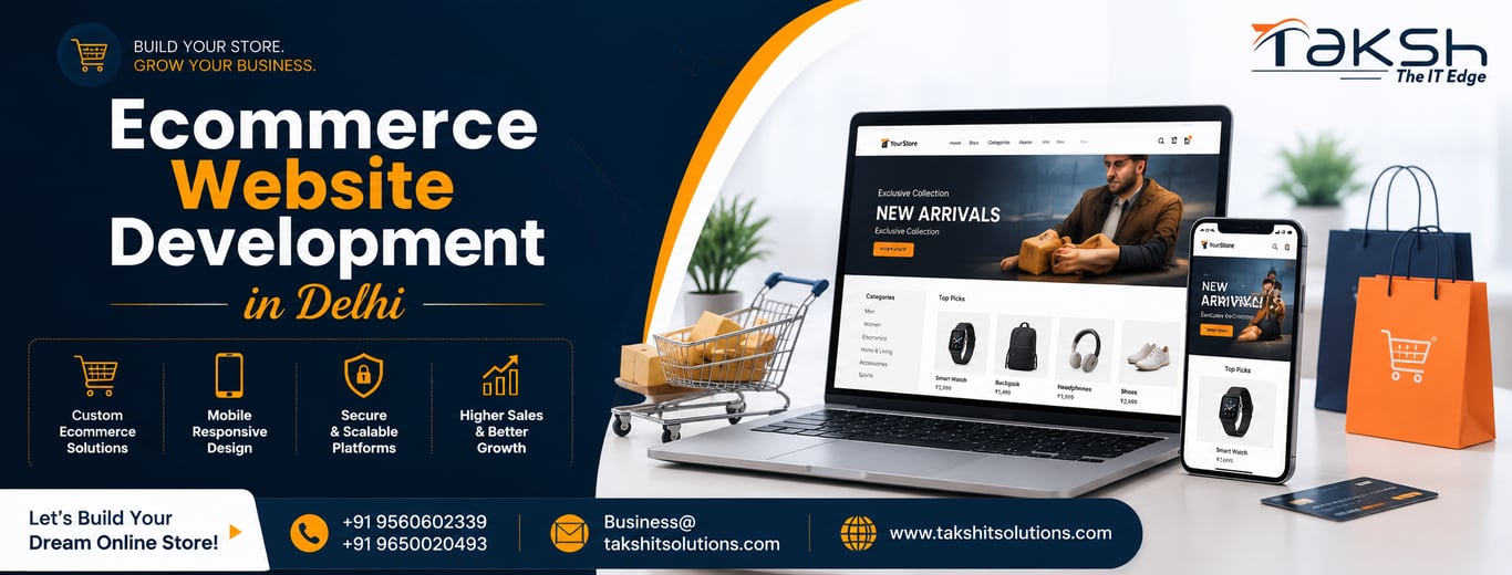 Leading Ecommerce Website Development in Delhi: More Than Just an Online Store