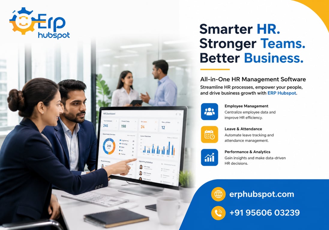 Best HRMS Provider in Noida: Simplify HR, Payroll & Employee Management with Smart ERP Hubspot