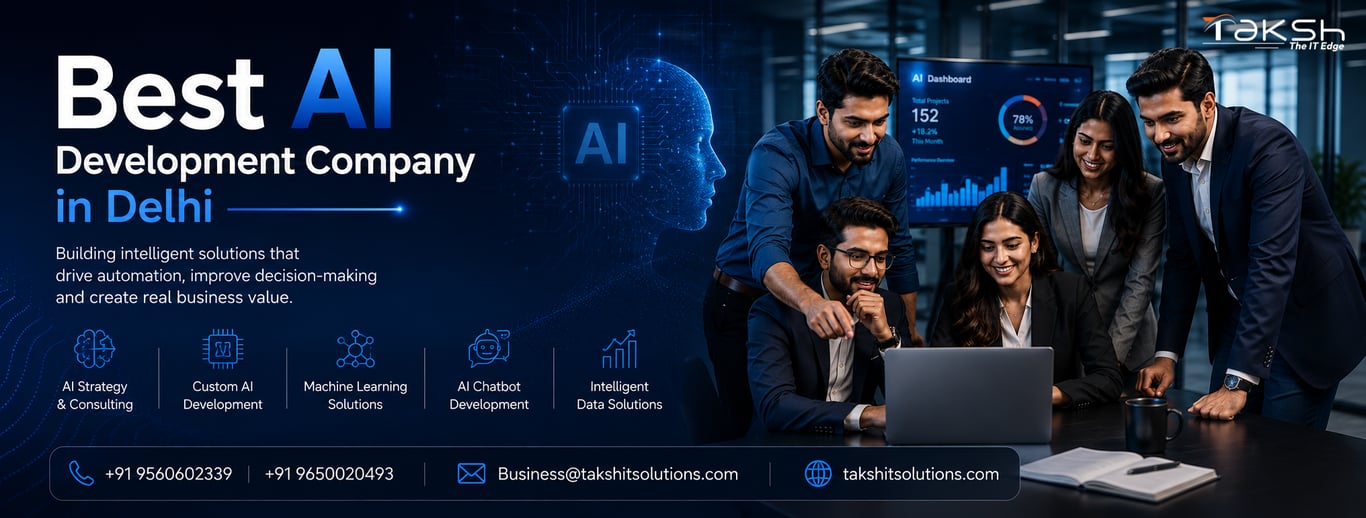 Best AI Development Company in Delhi – Building Practical AI Solutions