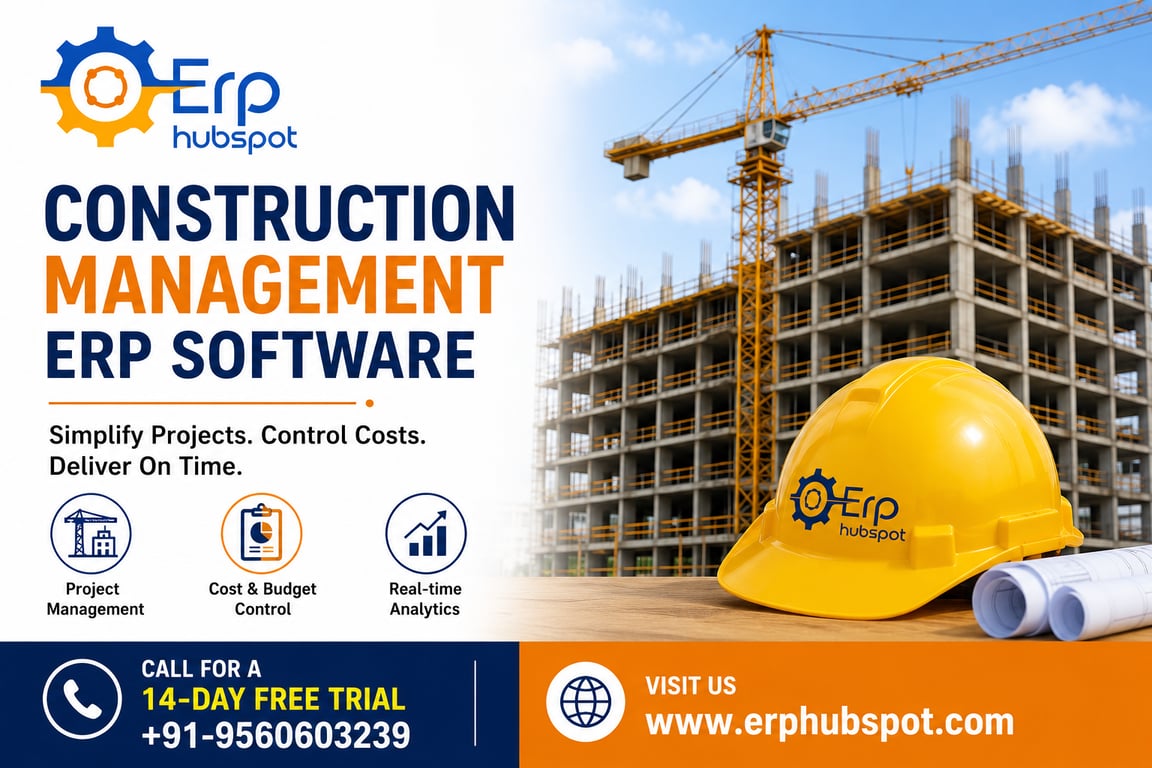 Building Better Projects: Smart Construction ERP Solutions in Noida & Delhi NCR | ERP Hubspot
