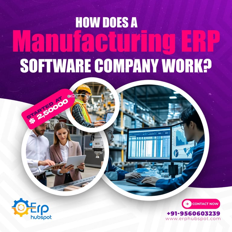 Why Choose ERP Hubspot as the Best Manufacturing ERP Software Company in Noida?