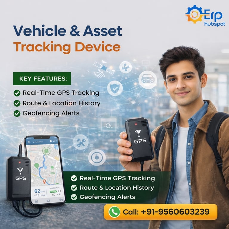 Best GPS and Tracking Software Development in Noida | ERP Hubspot