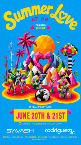 Summer Love at D6 flyer