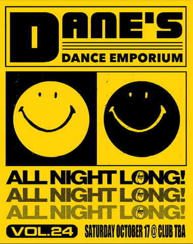 Dane's Dance Emporium Vol. 24 flyer