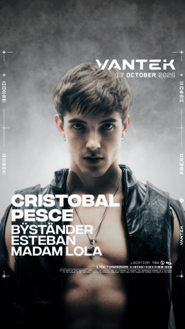 VANTEK: Cristobal Pesce flyer