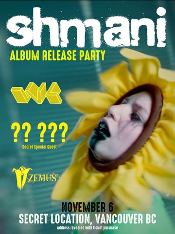 shmani Album Release Party flyer