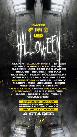 HALLOWEEN 2026 flyer