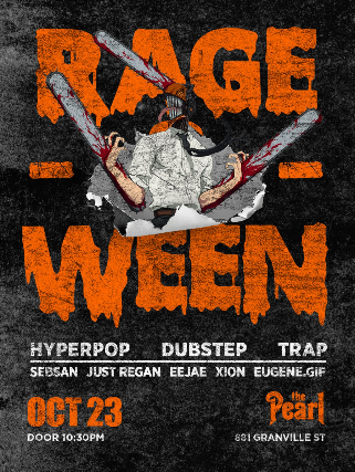 Rage-O-Ween flyer
