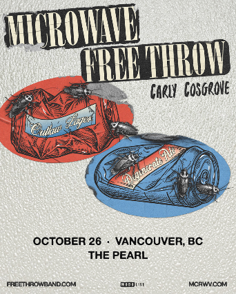 Microwave & Free Throw with Carly Cosgrove flyer