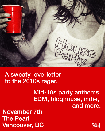 House Party Rave flyer