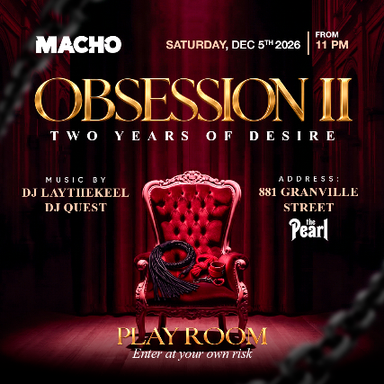 OBSESSION II — TWO YEARS OF DESIRE flyer