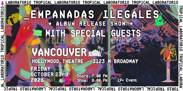 Empanadas Ilegales - Album Release Show flyer