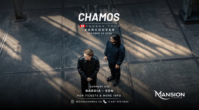 CHAMOS Vancouver 2026 🇨🇦 flyer