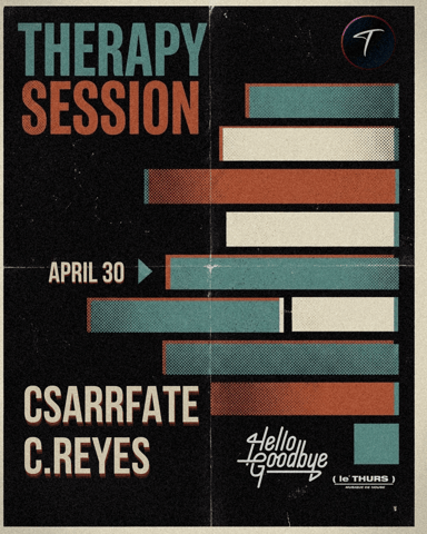 Therapy x Hello Goodbye - April 30th flyer