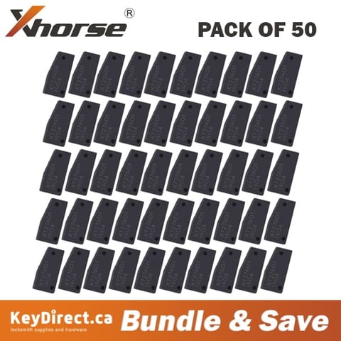 Xhorse 50 SUPER CHIPS – XT27A – Universal Programmable Transponder Chip (Pack of 50)