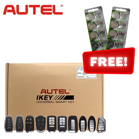 Autel – Best-Selling IKEY Smart Keys Package Includes 10 Programmable IKEYs