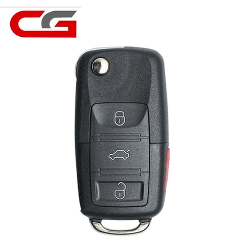 CGDI – VW Style / 4-Button Universal Flip Key / Wired (A01-3+1) (Aftermarket)