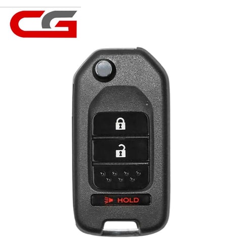 CGDI – Honda Style / 3-Button Universal Flip Key / Wired (A10-2+1) (Aftermarket)