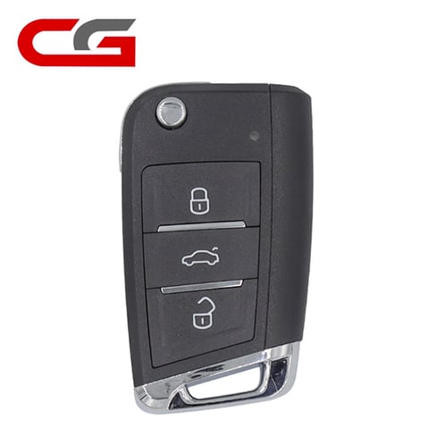 CGDI –  VW MQB Style – 3-Button Universal Flip Key Remote / Wired (A15) (Aftermarket)