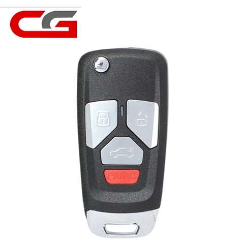 CGDI – Audi Style / 4-Button Universal Flip Key / Wired (A27-3+1) (Aftermarket)