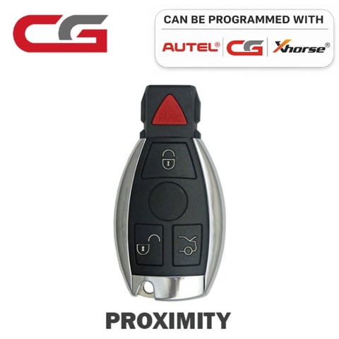 CGDI – 2005-2010 MB 08 Mercedes Benz Version – Proximity Smart Key / Keyless Go / 4-Button Fobik / IYZ-3312 / 315MHz Or 433MHz (Aftermarket)