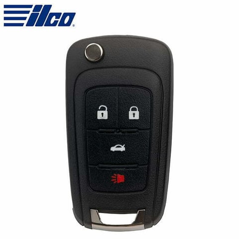 ILCO Look-Alike™ 2010-2023 GM / 4-Button Flip Key Remote / FCC ID: OHT01060512 (FLIP-GM-4B1HS)