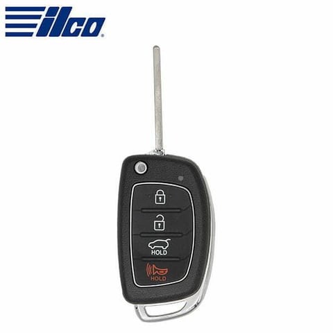 ILCO Look-Alike™ 2013-2016 Hyundai Santa Fe / 4-Button Flip Key / PN: 95430-4Z100 / FCC ID: TQ8-RKE-3F04 / CHIP: 4D60 (FLIP-HYUN-4B3)