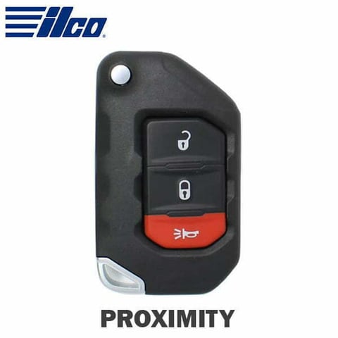 ILCO Look-Alike™ 2018-2023 Jeep Wrangler Gladiator / 3-Button Flip Key / PN: 68416782AA / FCC ID: OHT1130261 (FLIP-JEEP-3B1)